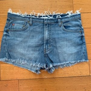 Hudson Distressed Jean Shorts